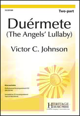 Duermete Two-Part choral sheet music cover